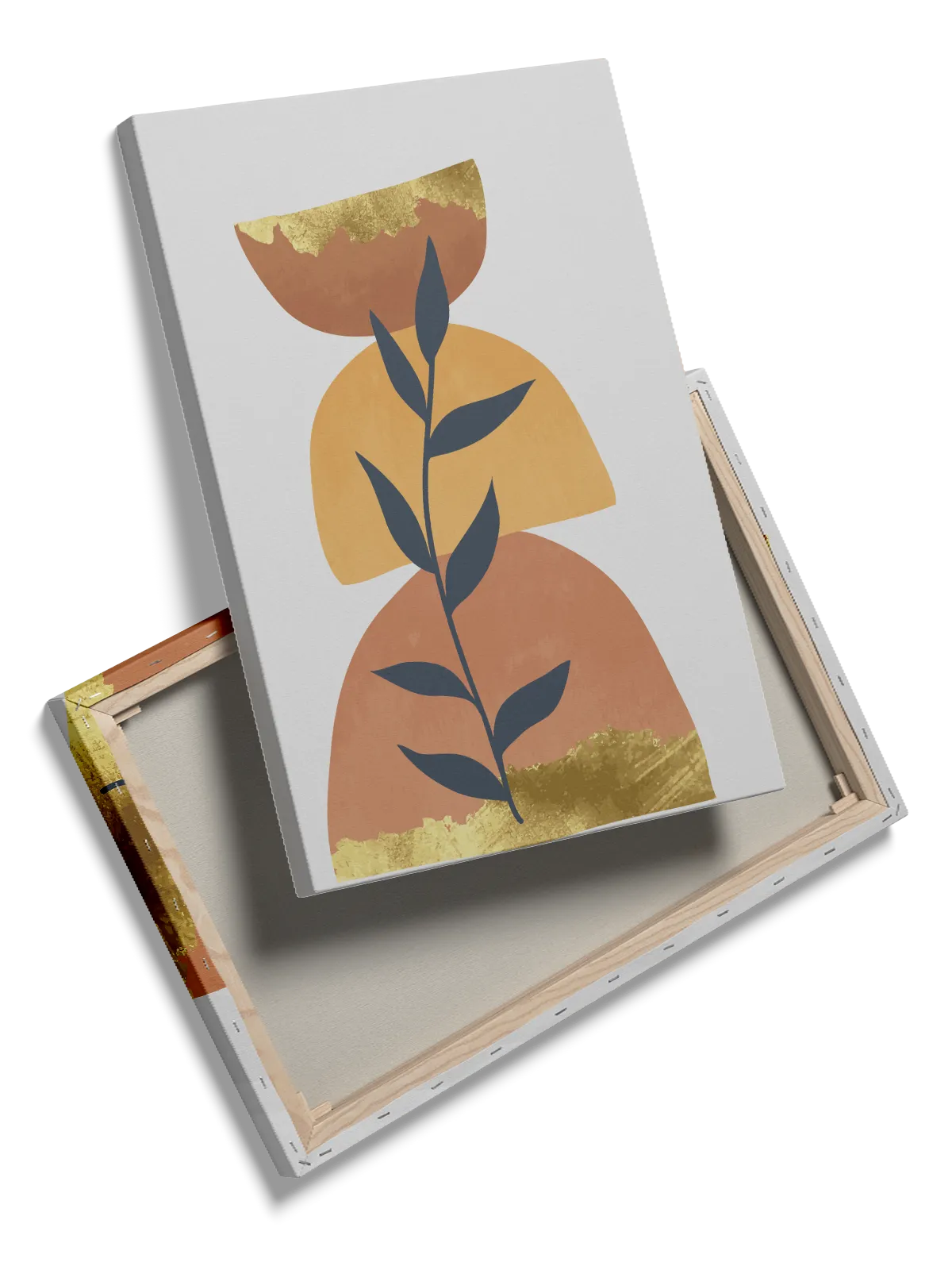 Golden Leaf Stacks Plakat