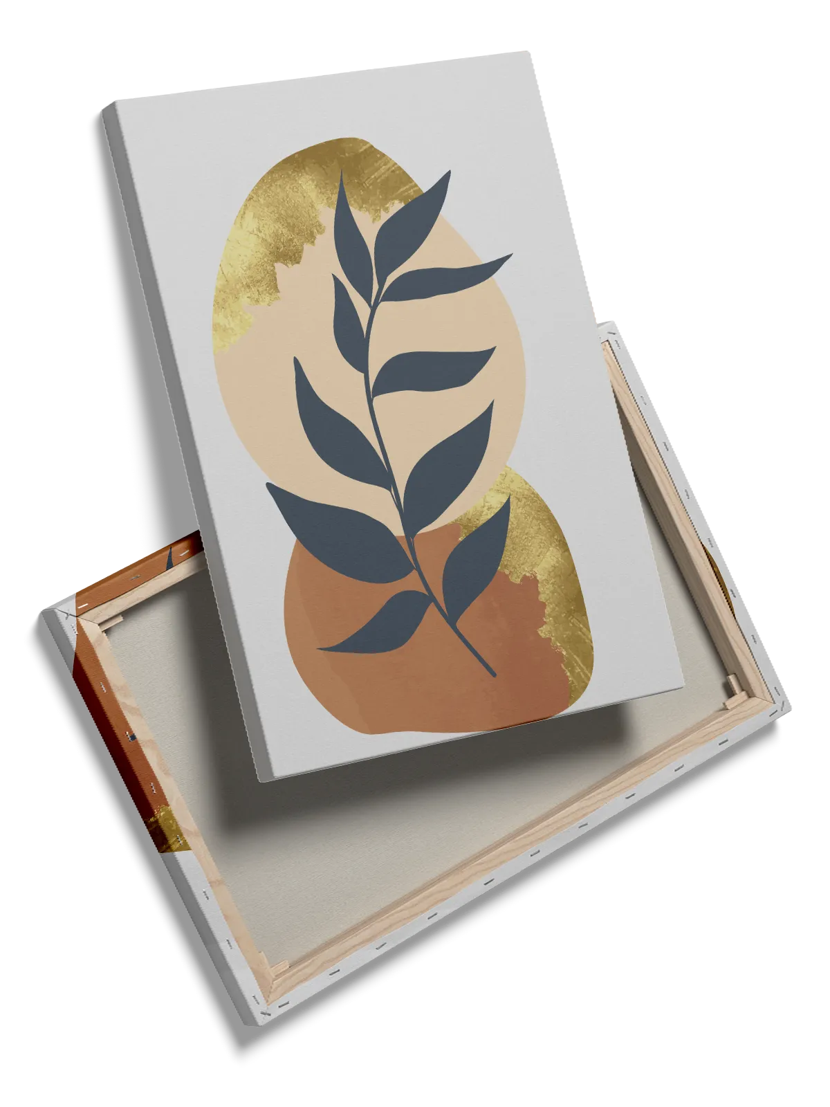 Midnight Leaf Silhouette Plakat