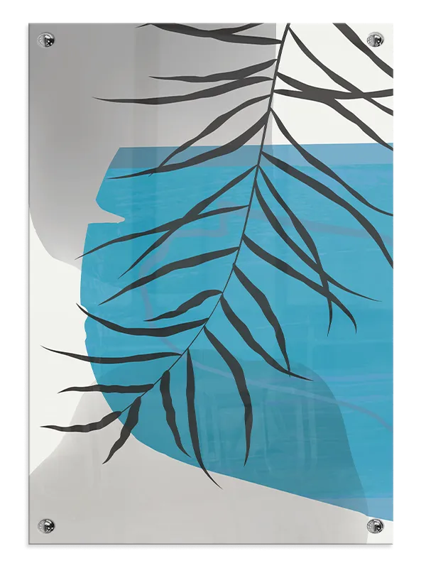 Shadow Fern Silhouette Plakat