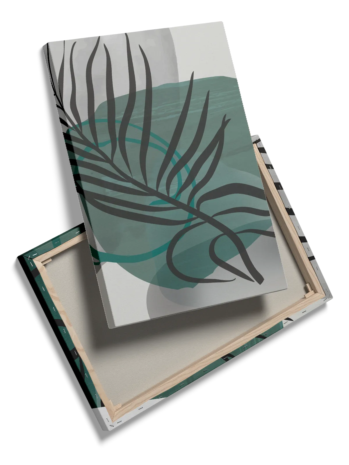 Emerald Palm Silhouette Plakat