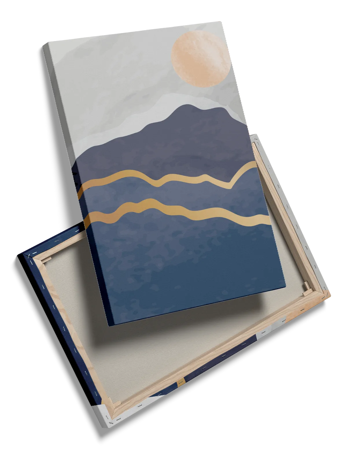 Golden Horizon Waves Plakat