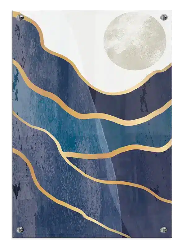 Golden Horizon Layers Plakat