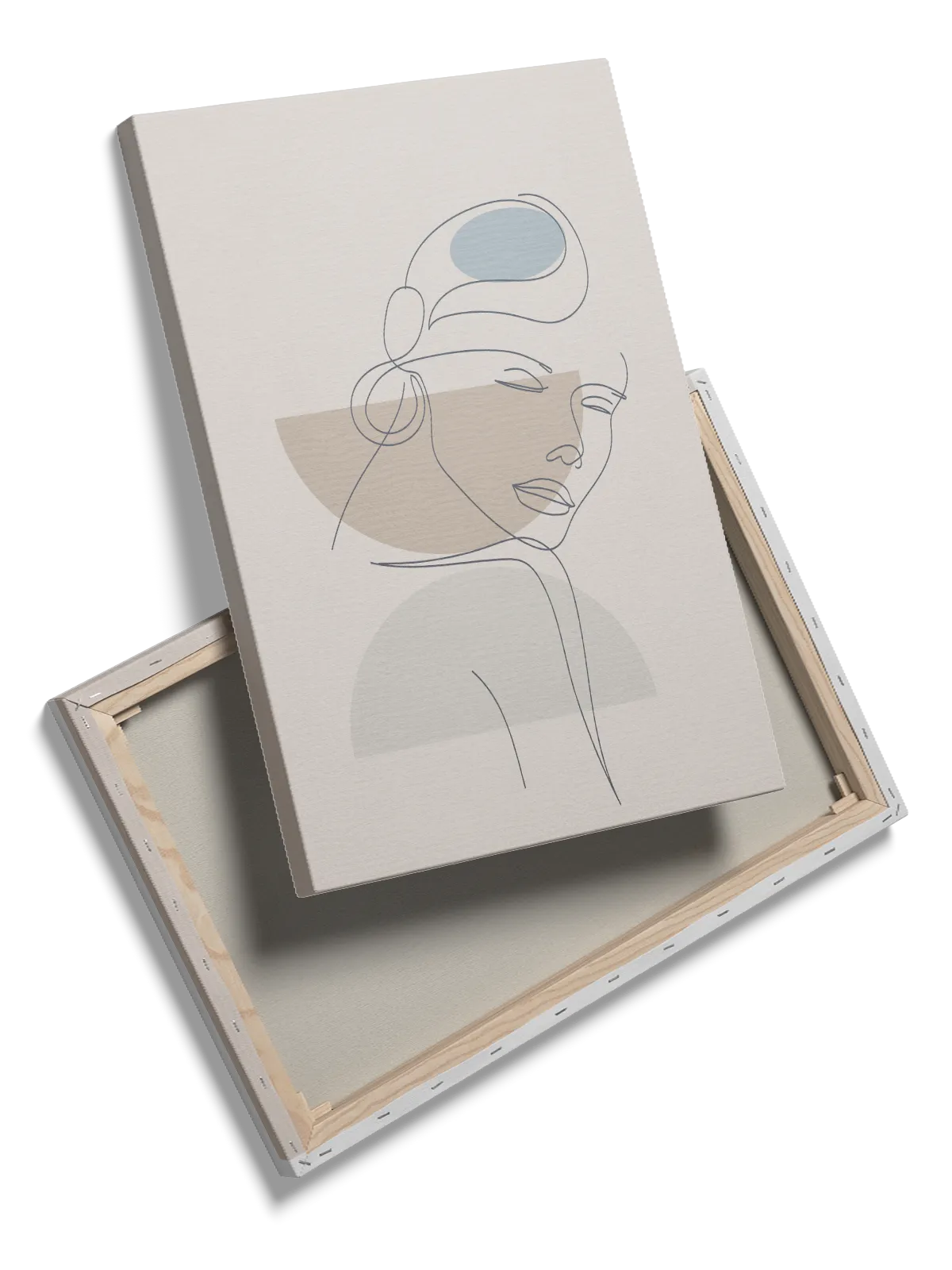 Serene Contour Silhouette Plakat