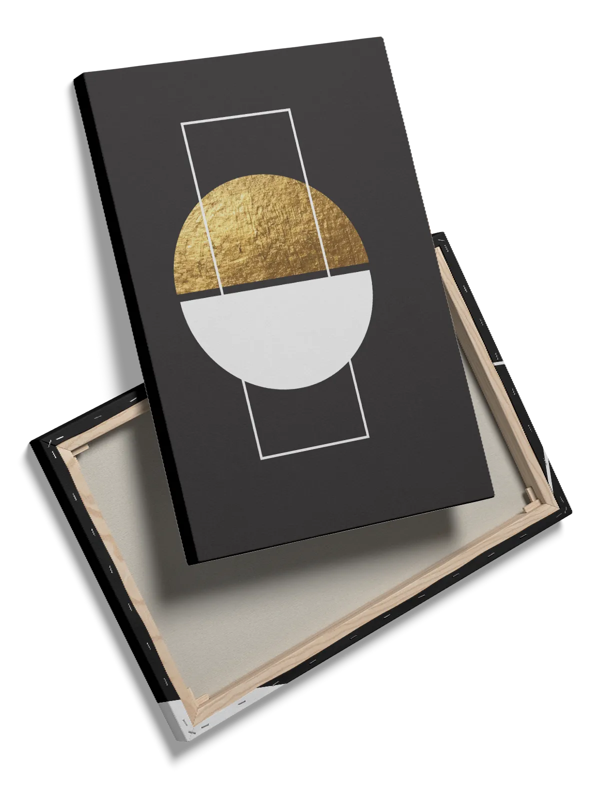 Golden Half Circle Plakat
