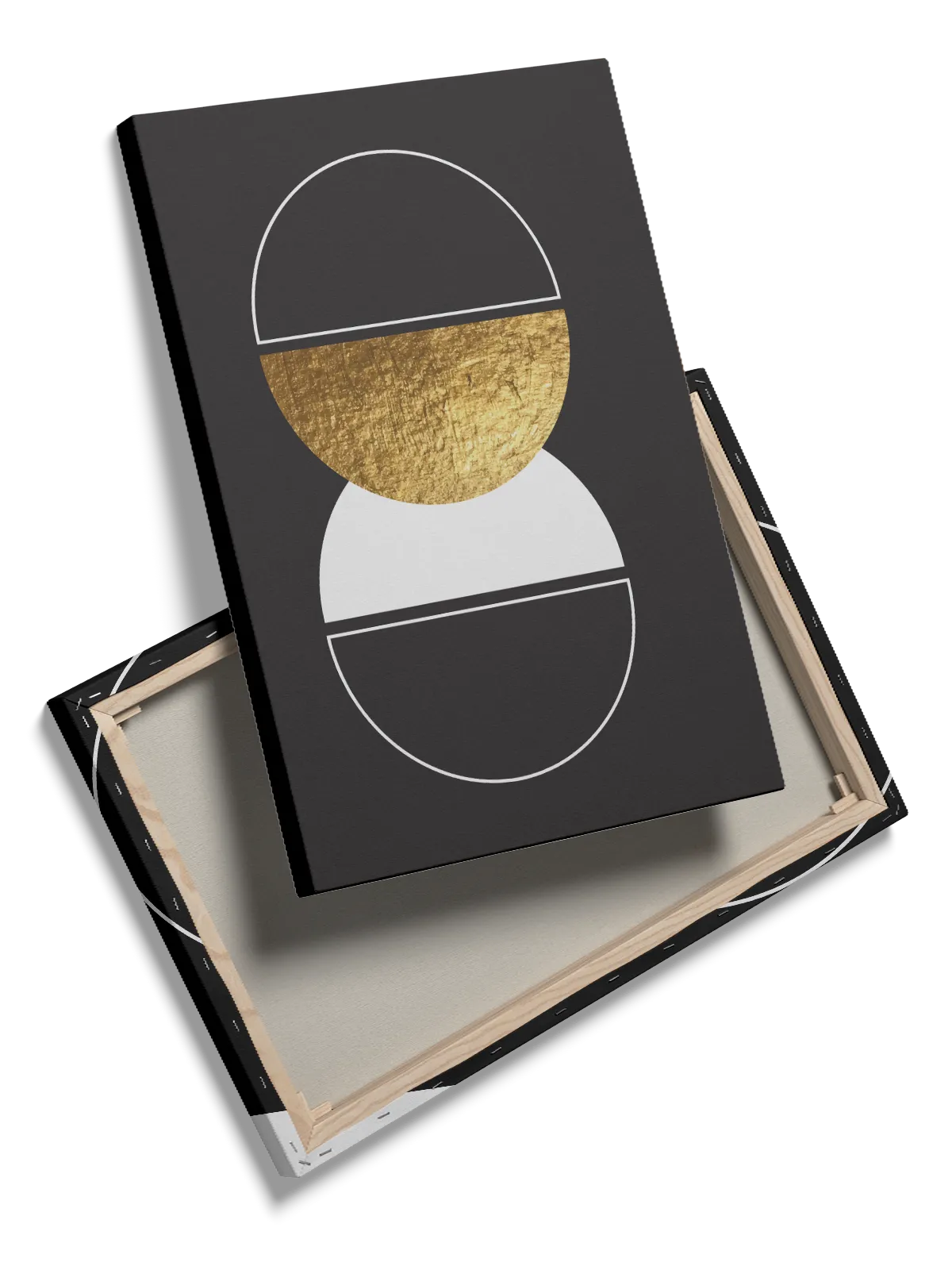 Golden Halves Balance Plakat