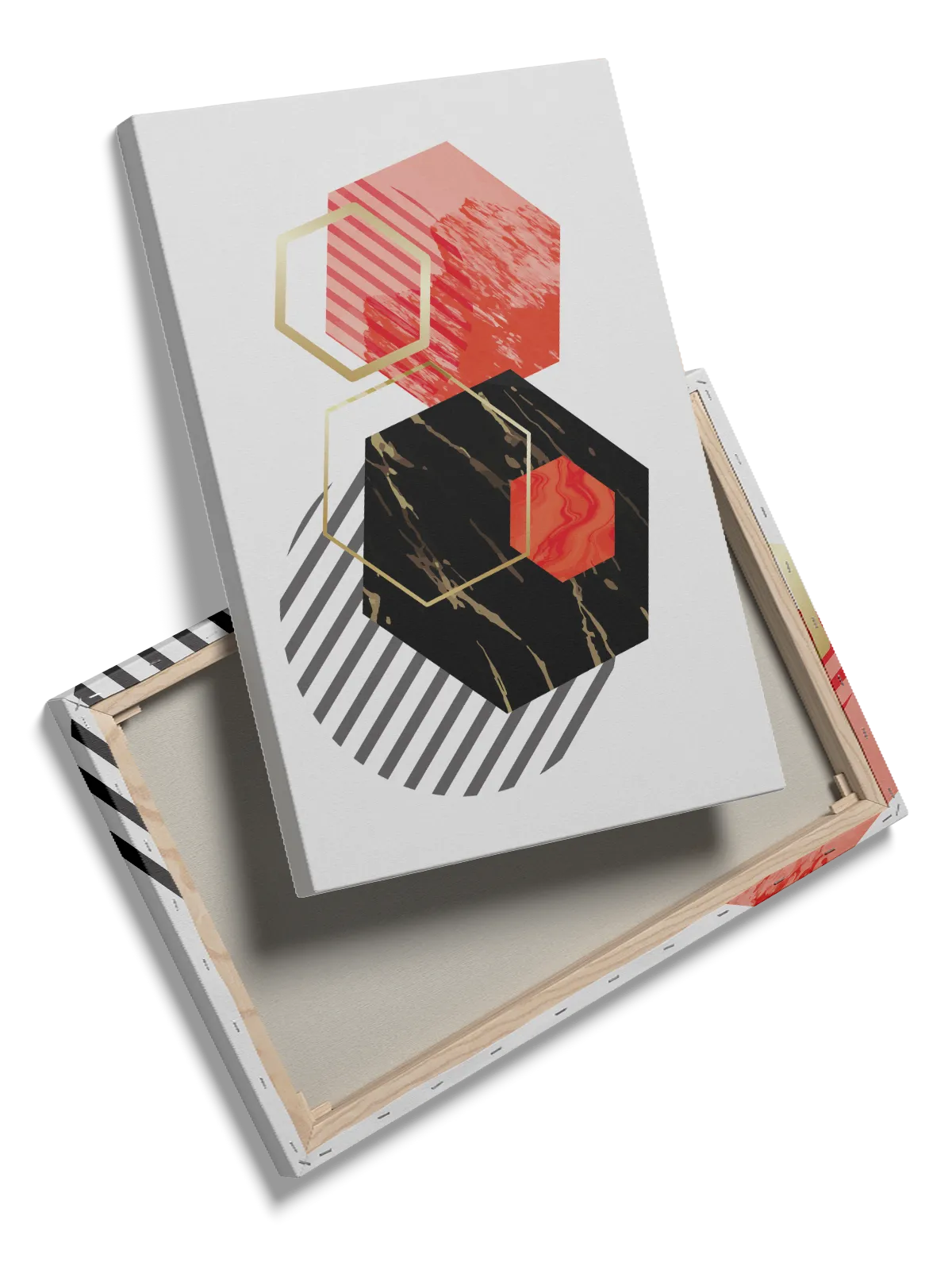 Hexagon Layers Harmony Plakat