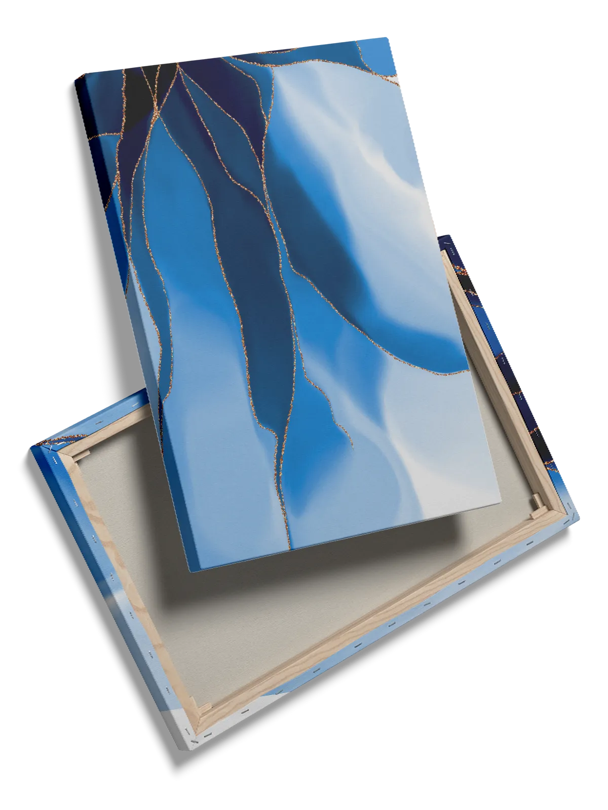 Azure Vein Contours Plakat
