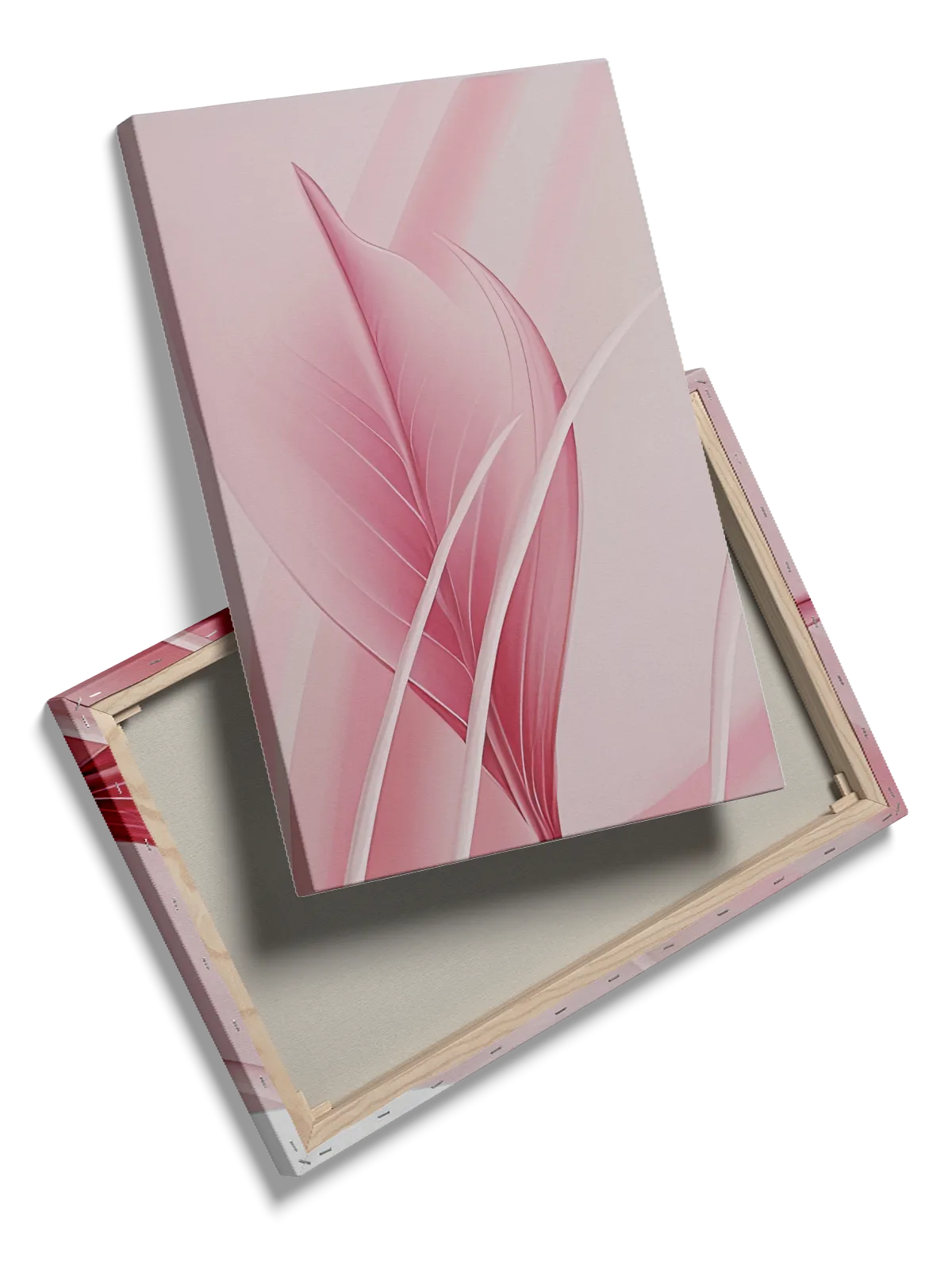 Blushing Leaf Contours Plakat