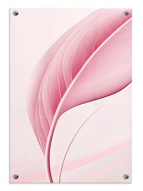 Soft Pink Veins Plakat