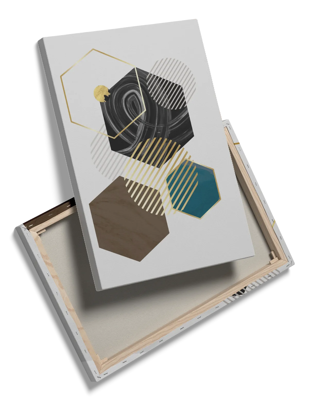 Hexagon Layers Plakat