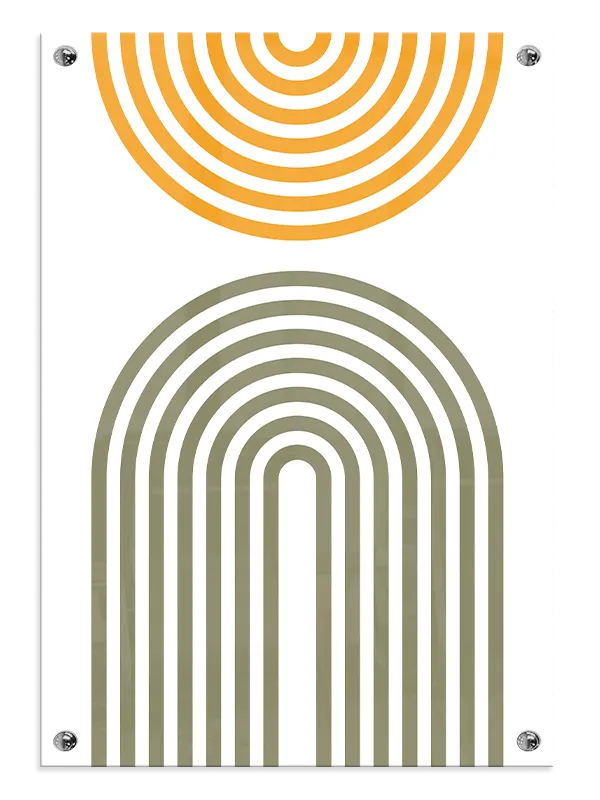 Dual Arch Rings Plakat