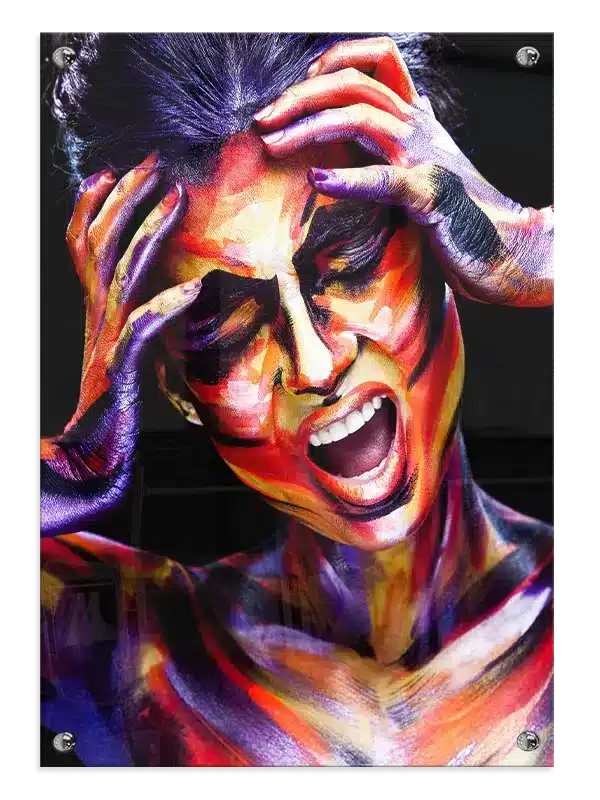 Vivid Emotion Face Plakat