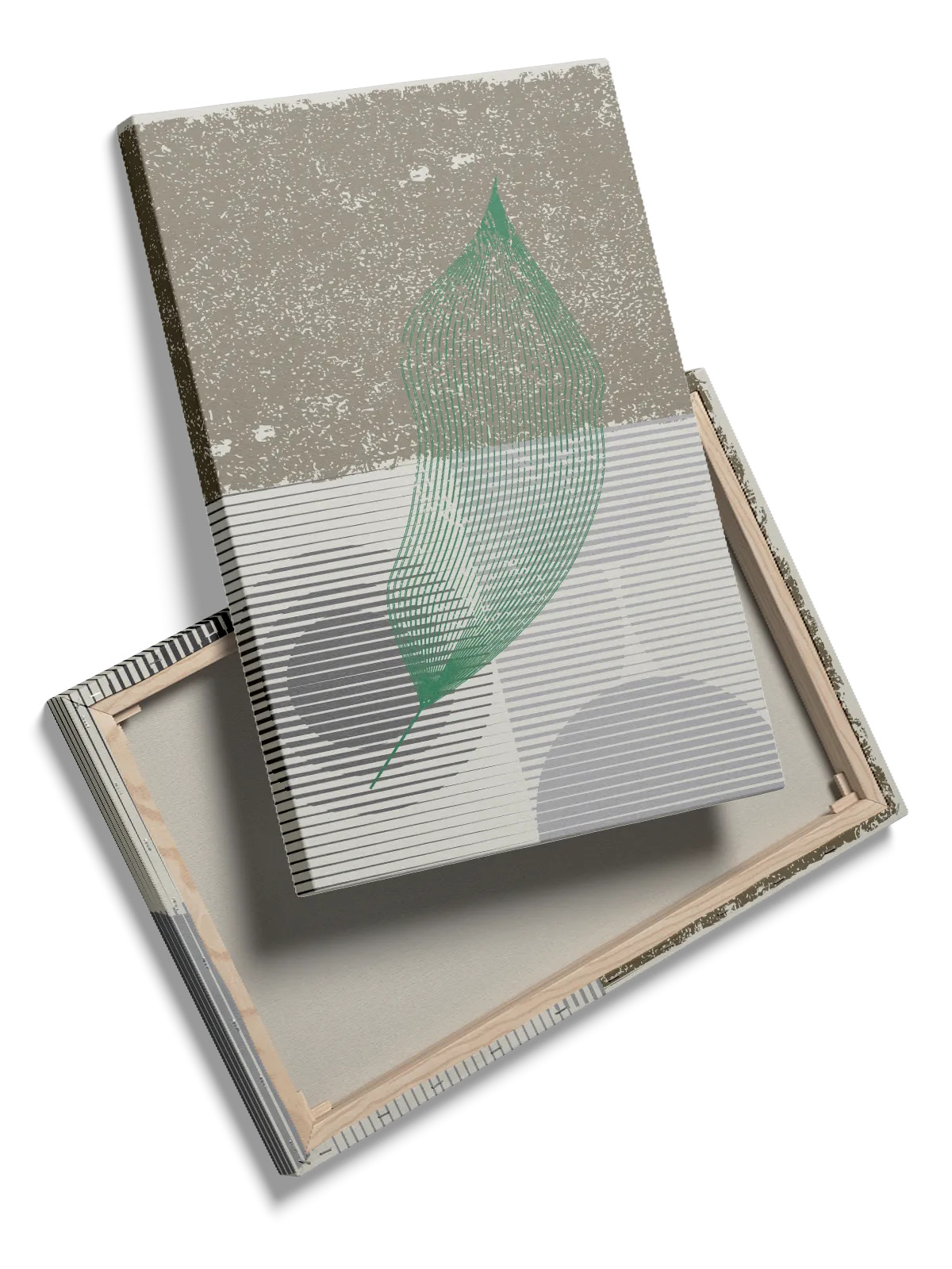 Veined Leaf Contour Plakat