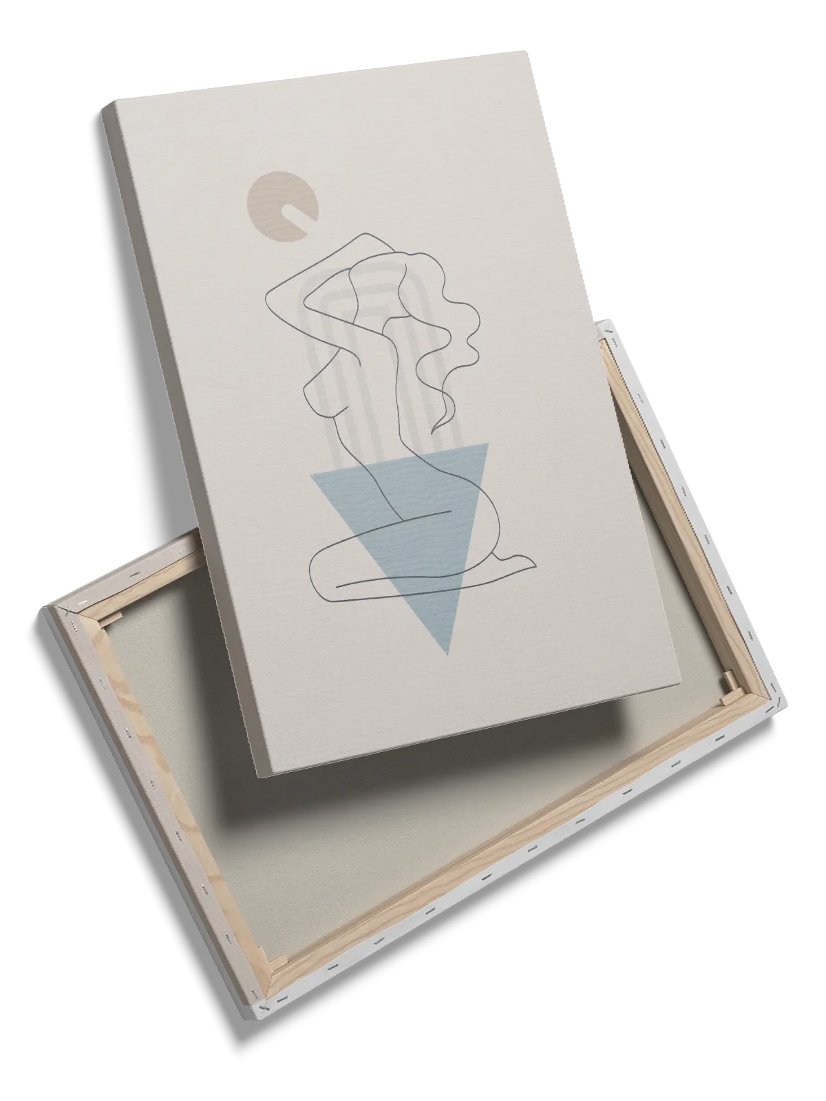 Curved Silhouette Pose Plakat
