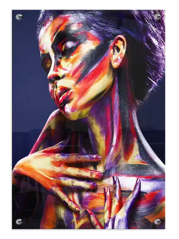 Vivid Color Veins Plakat