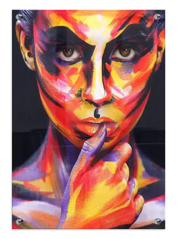 Chromatic Face Veins Plakat