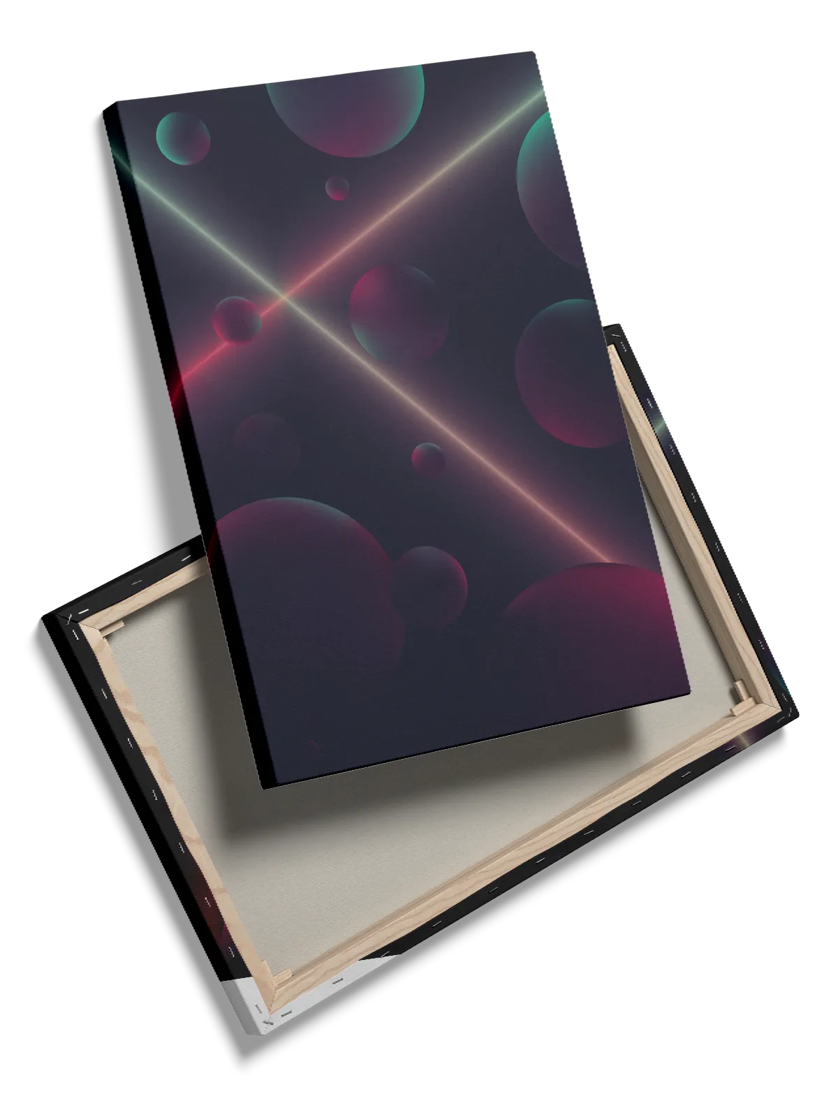 Neon Orbit Crossings Plakat