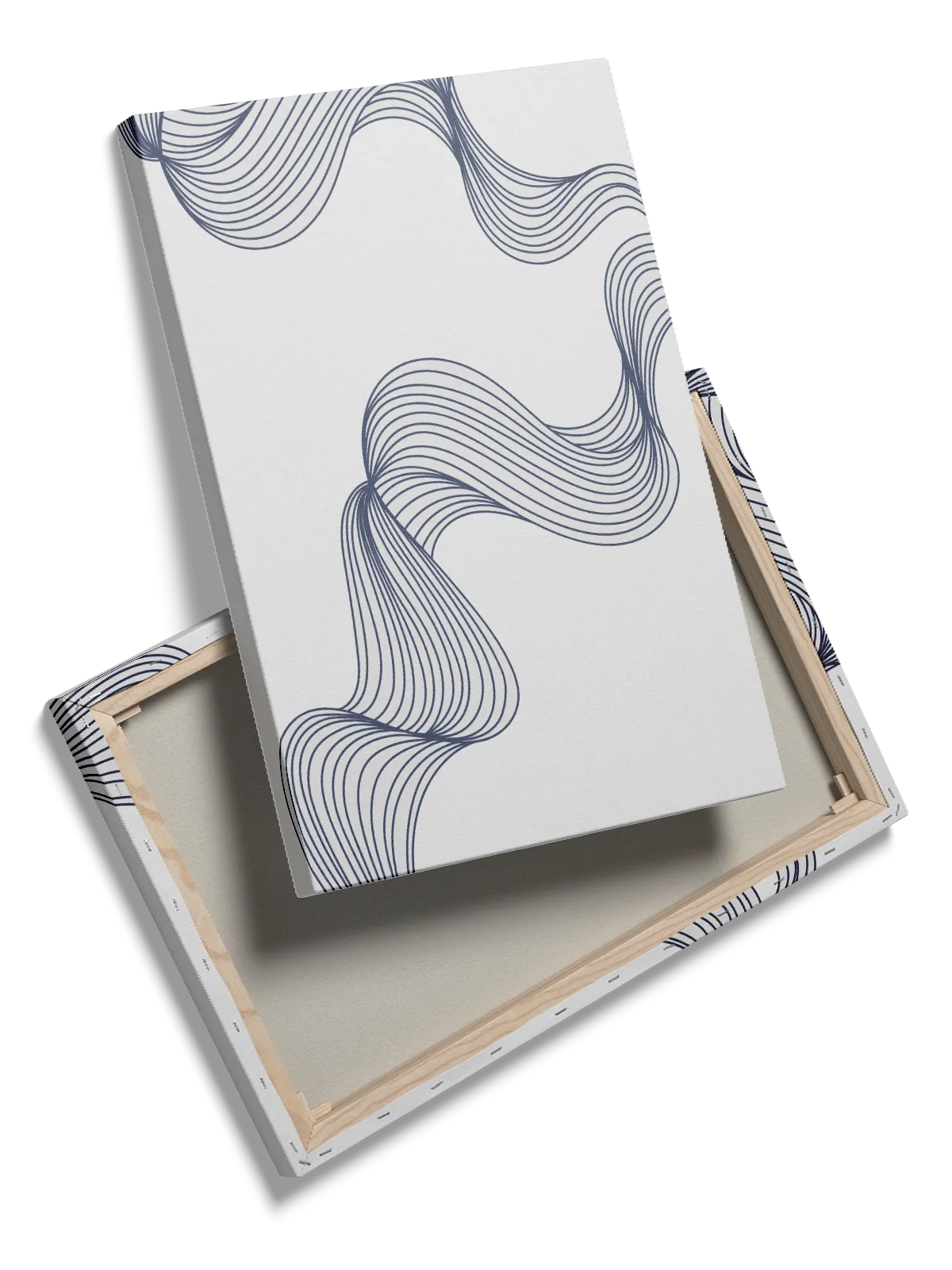 Fluid Curve Contours Plakat