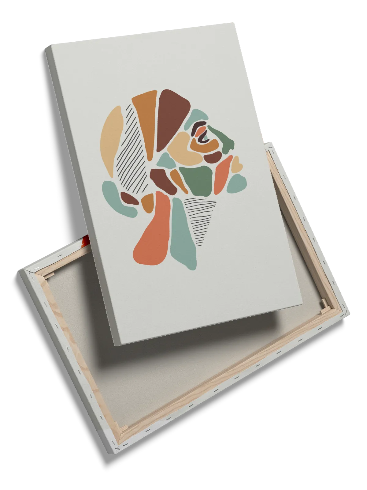 Fragmented Color Bloom Plakat
