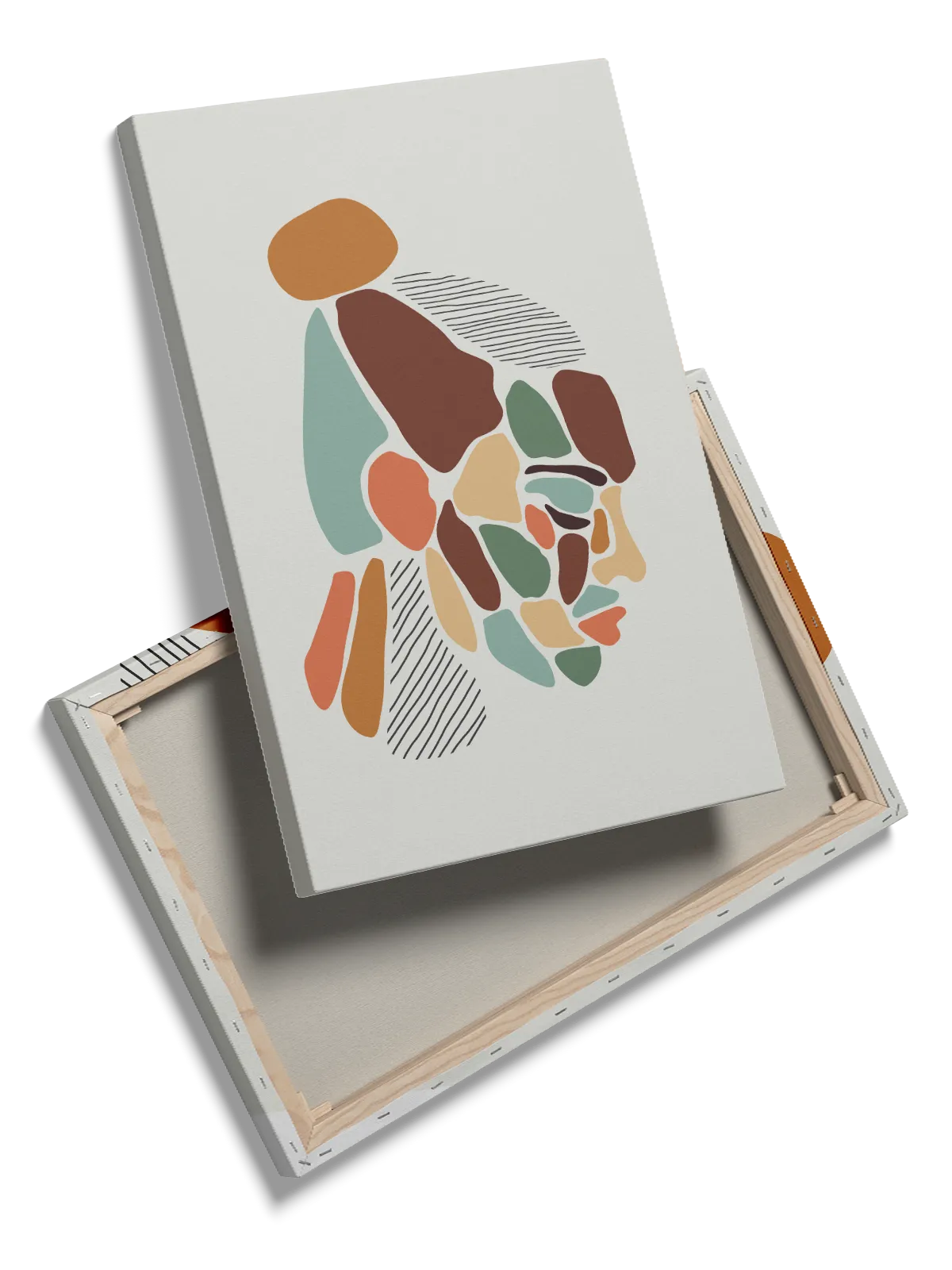 Fragmented Profile Plakat
