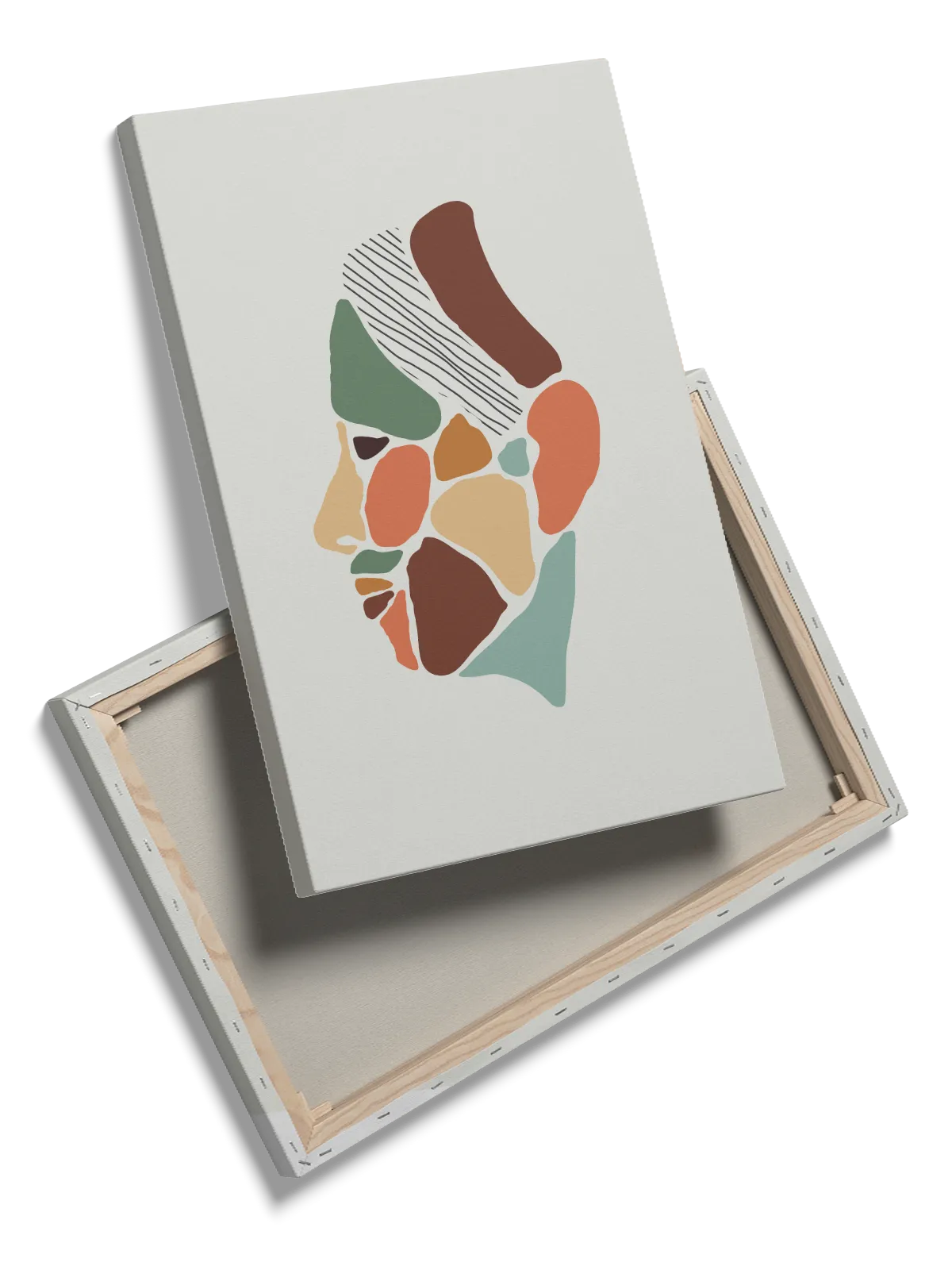 Fragmented Profile Plakat