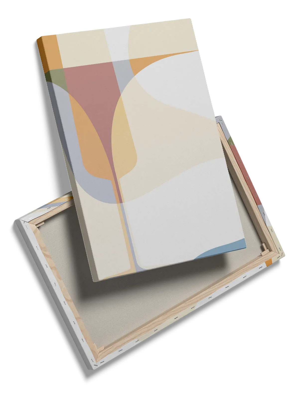 Muted Overlap Contours Plakat