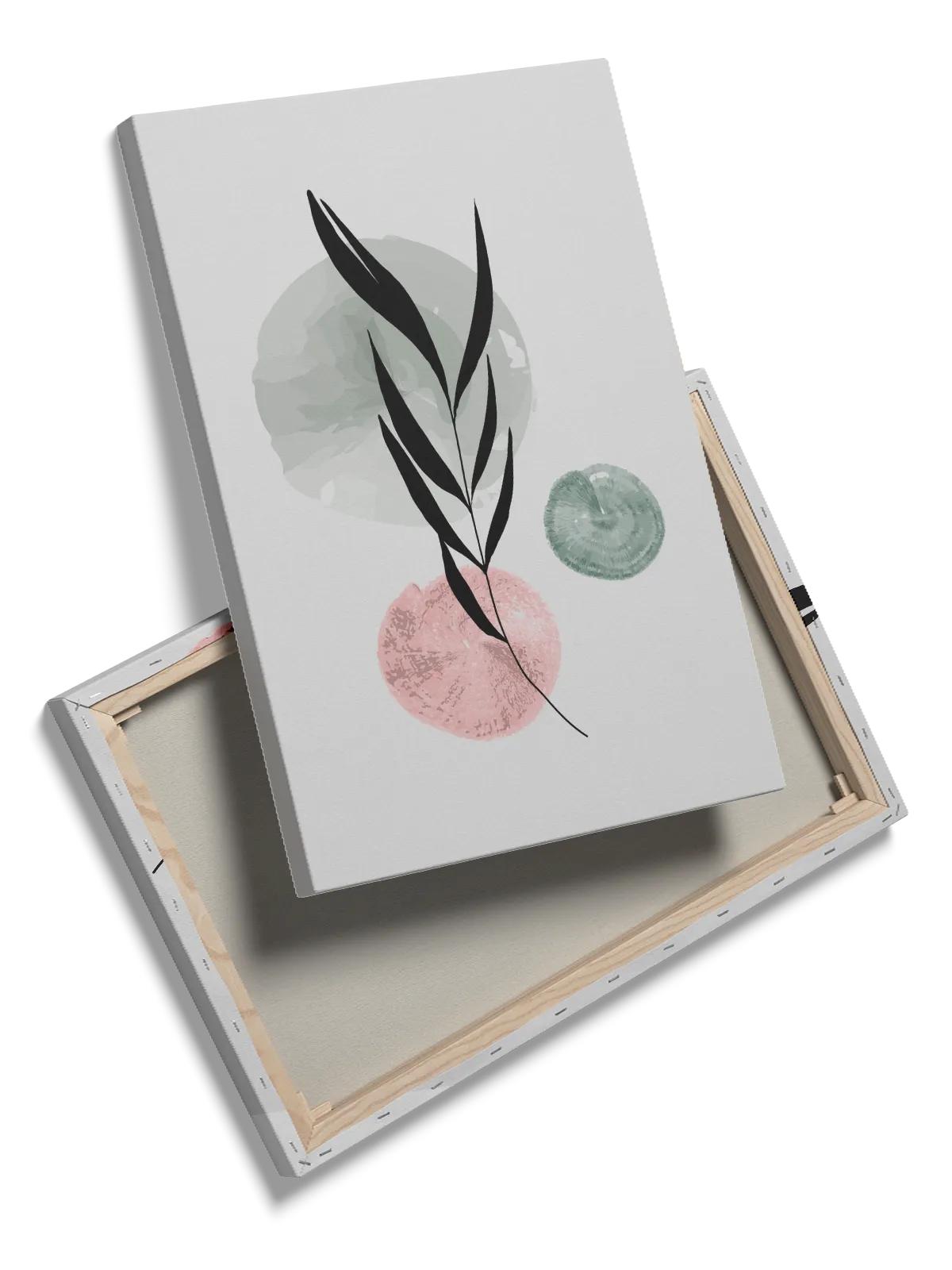 Leaf Silhouette Bloom Plakat