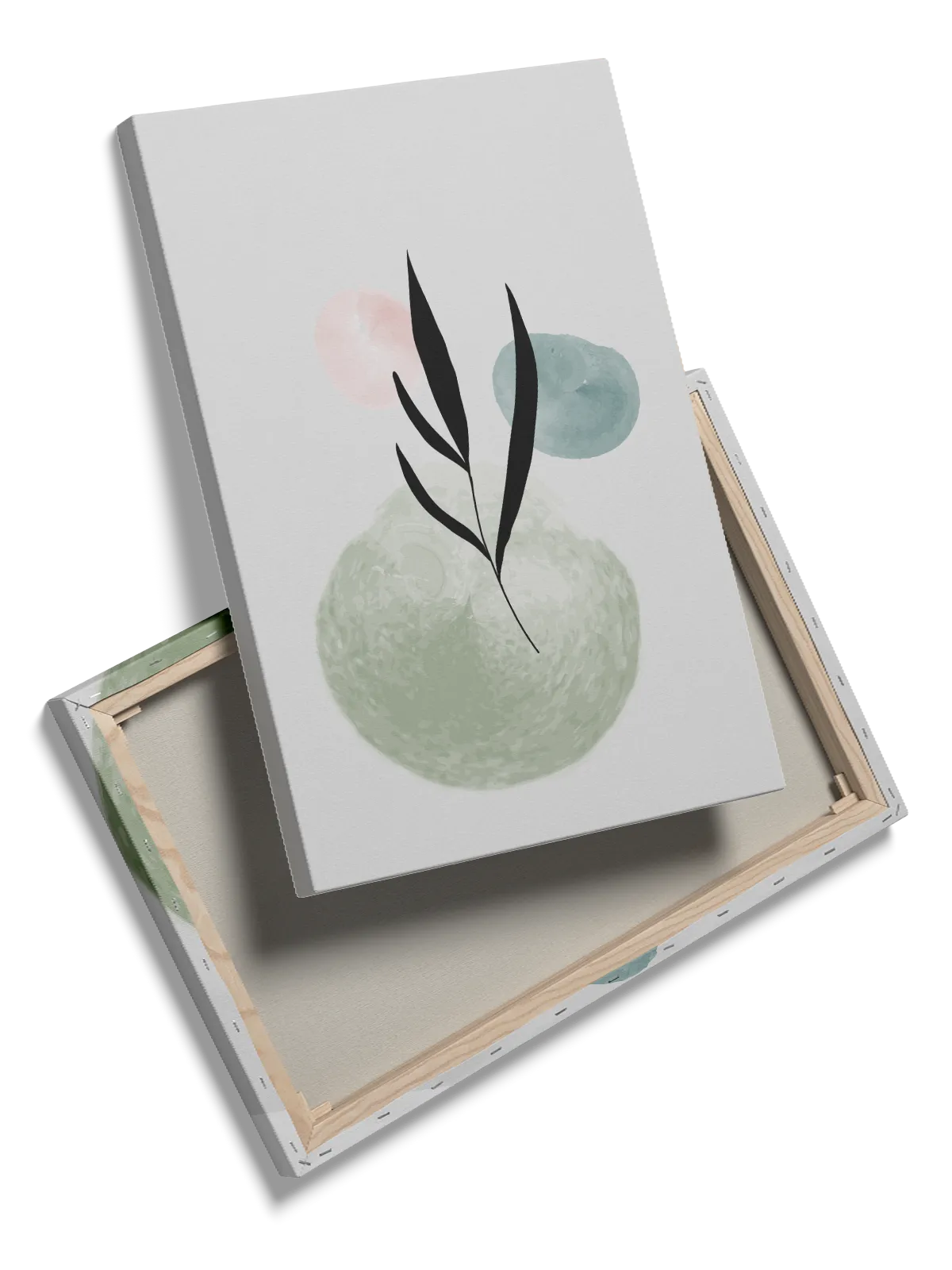 Leaf Silhouette Harmony Plakat