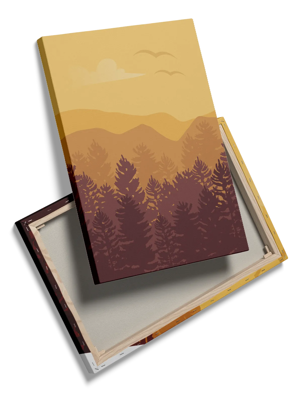 Golden Forest Layers Plakat
