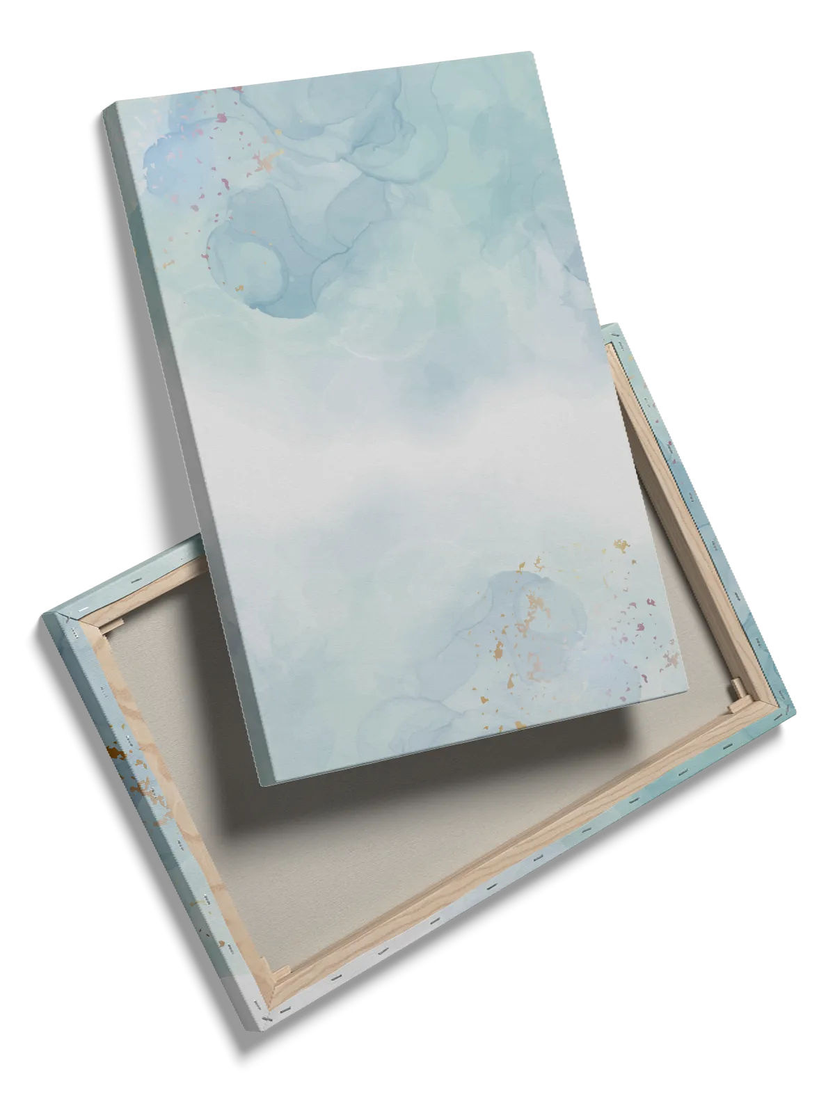 Mint Breeze Abstract Plakat
