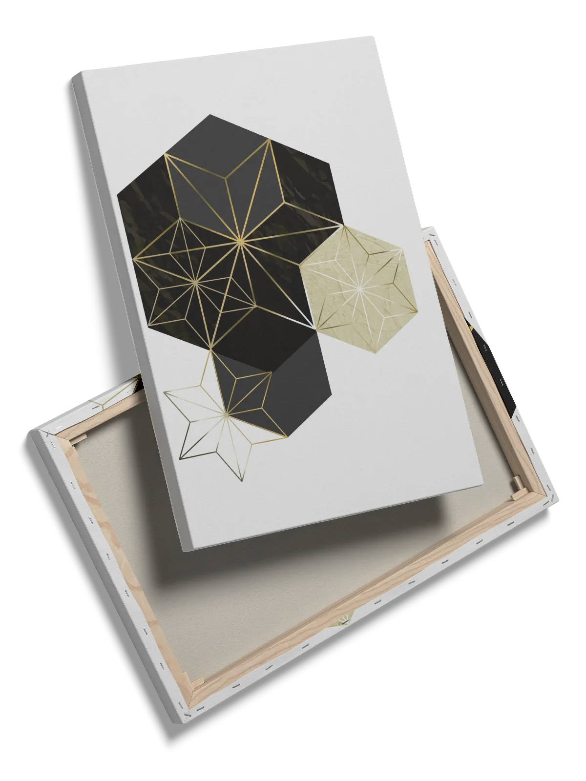 Hexagonal Star Pattern Plakat