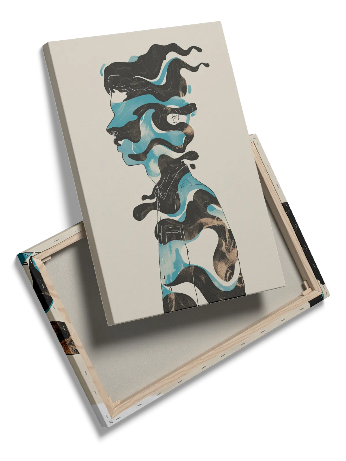 Ethereal Silhouette Flow Plakat