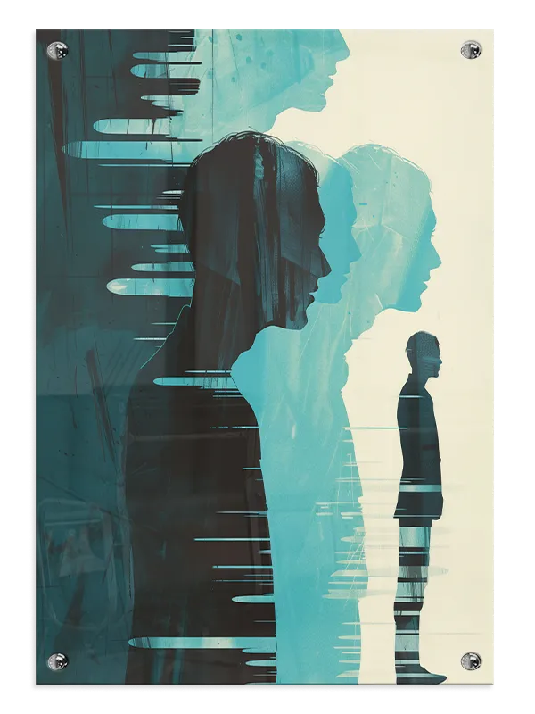 Echoed Silhouettes Plakat