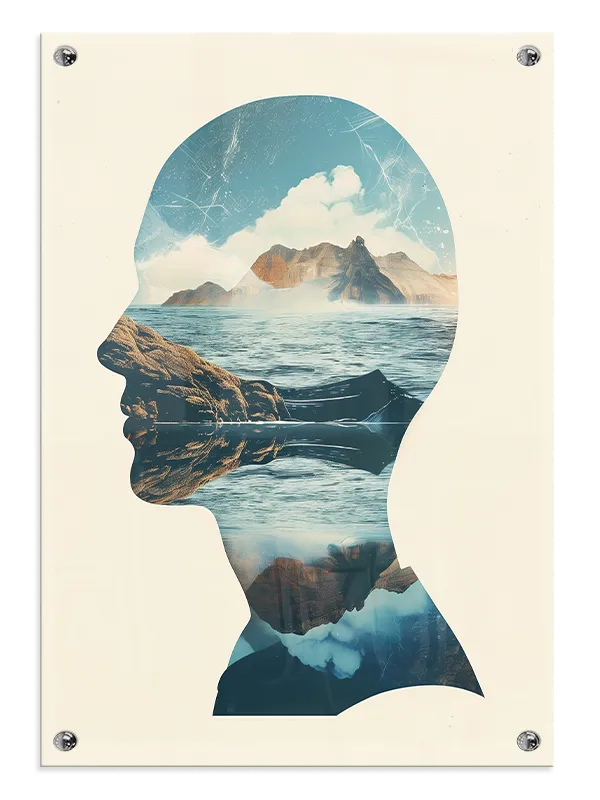 Island Mindscape Plakat