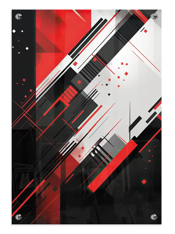 Crimson Vector Shift Plakat