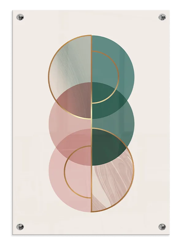 Divided Circle Harmony Plakat