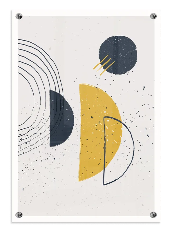 Orbiting Halves Plakat
