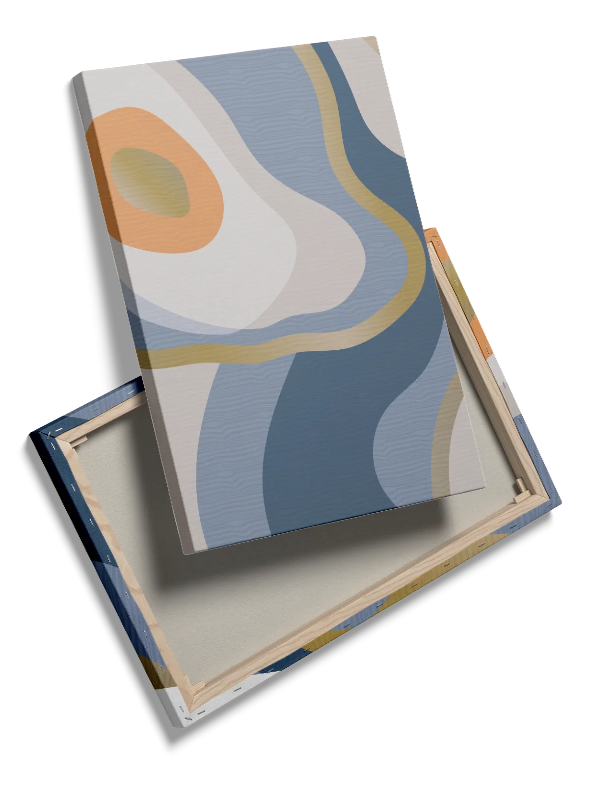 Flowing Contour Layers Plakat