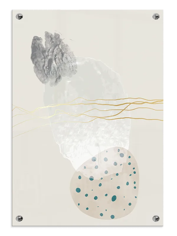 Muted Stones Harmony Plakat