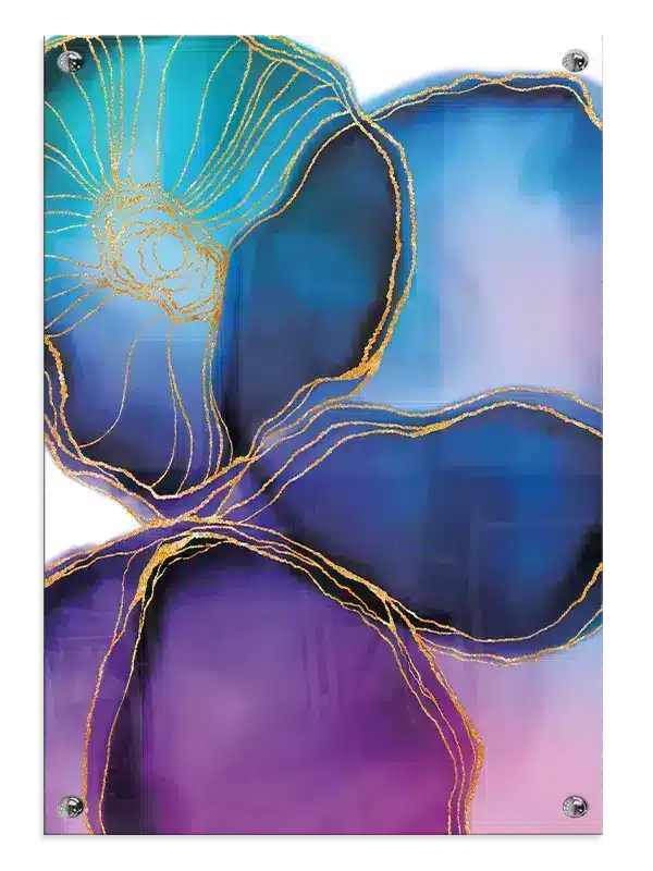 Azure Veins Harmony Plakat