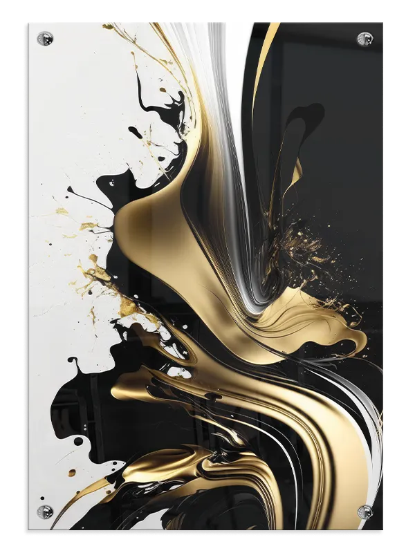 Liquid Gold Flow Plakat