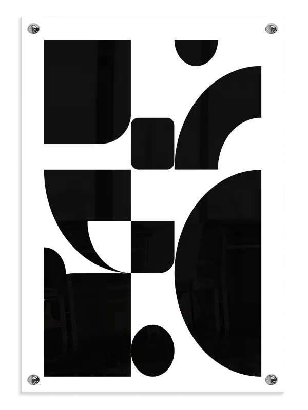 Balanced Curves Composition Plakat