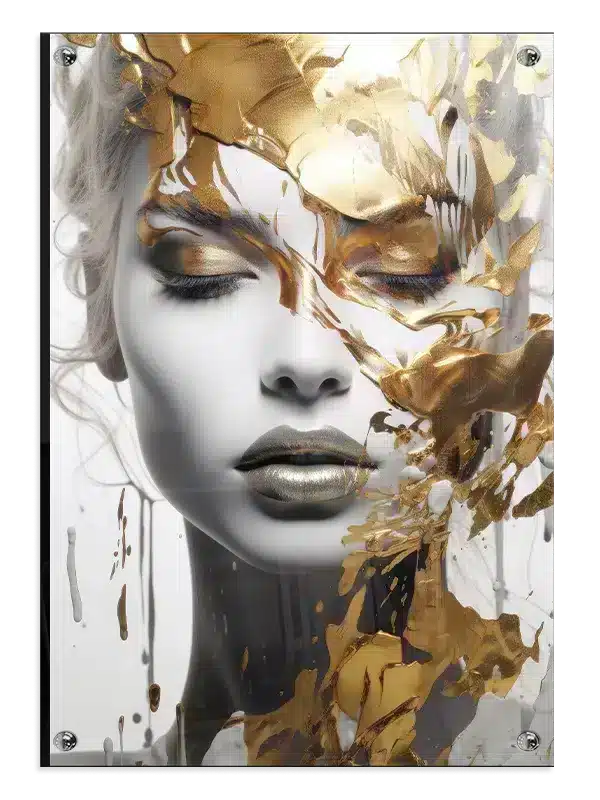 Golden Veil Face Plakat