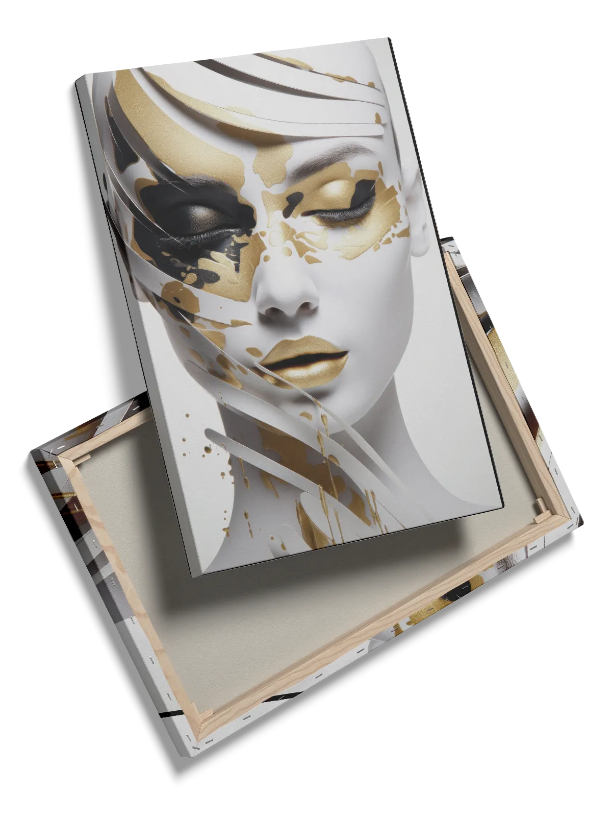 Golden Veins Face Plakat