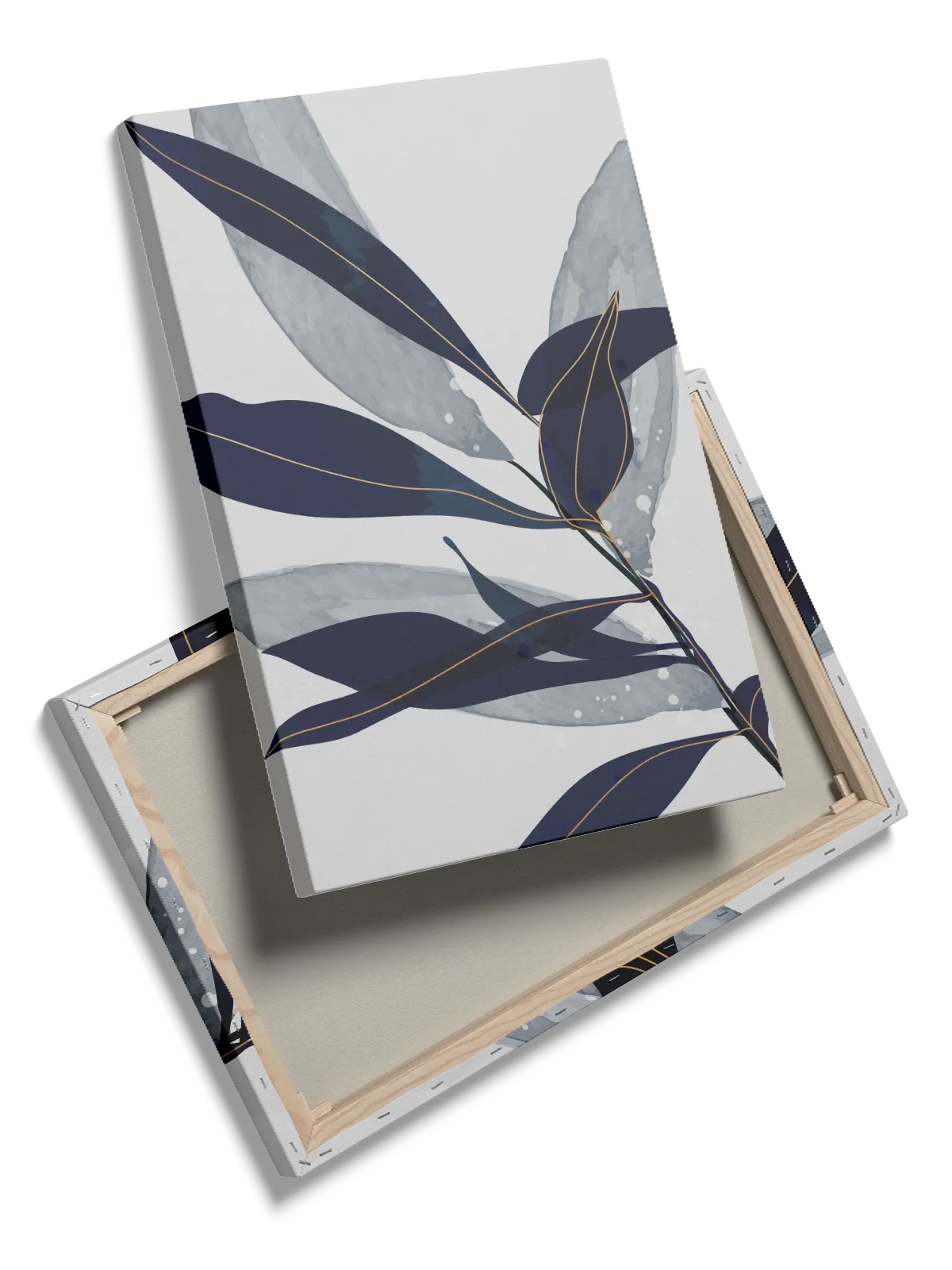 Azure Leaf Veins Plakat