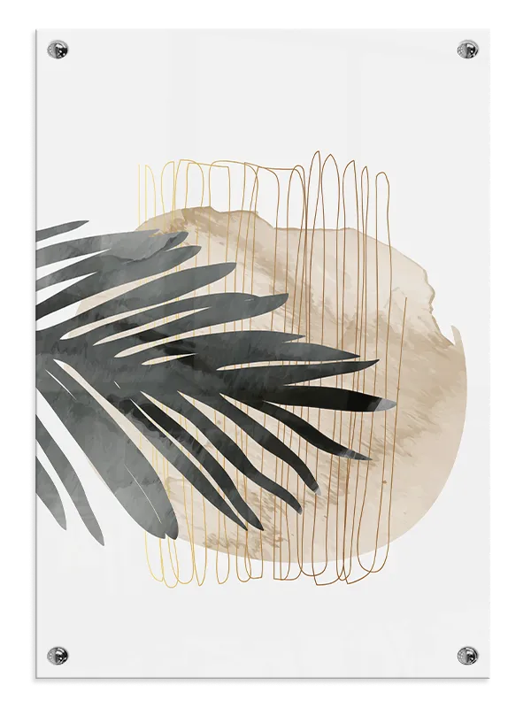 Palm Vein Harmony Plakat