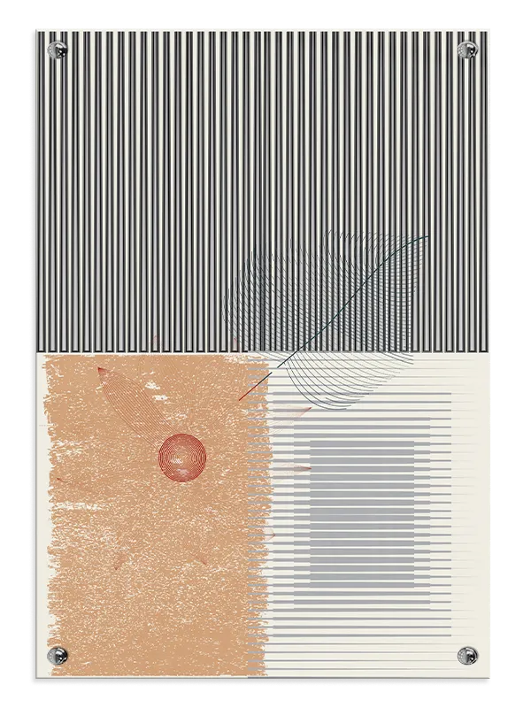 Linear Petal Structure Plakat