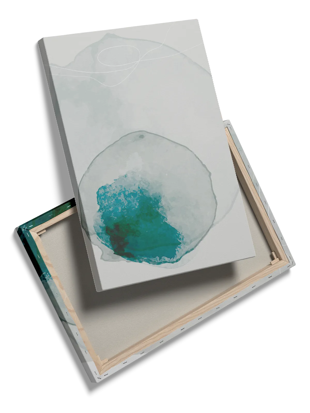 Emerald Veil Layers Plakat