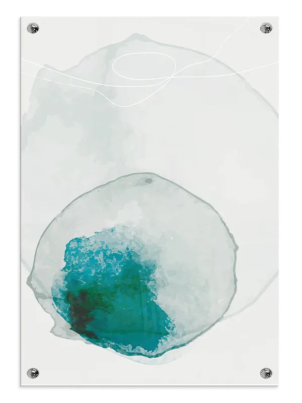 Emerald Veil Layers Plakat