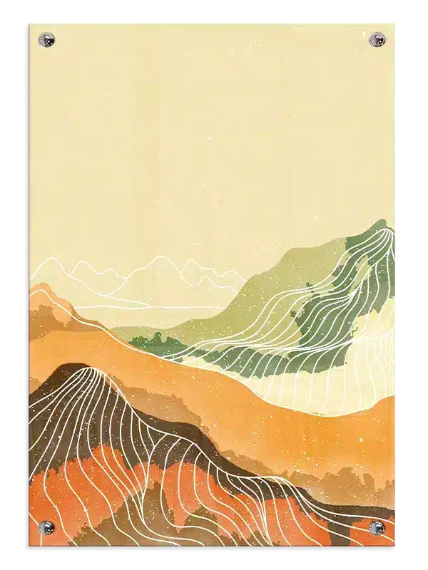 Contours Of Earth Plakat
